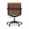 Bria Low Back Office Chair, Vintage Tan & Black