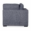 Brigitte Corner Sofa Section, Blue Chenille