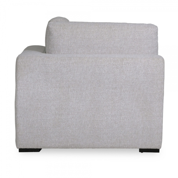 Brigitte Corner Sofa Section, Light Grey Chenille