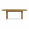 Caleb 6-8 Seat Extendable Wooden Dining Table, Oak
