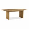 Caleb 6-8 Seat Extendable Wooden Dining Table, Oak
