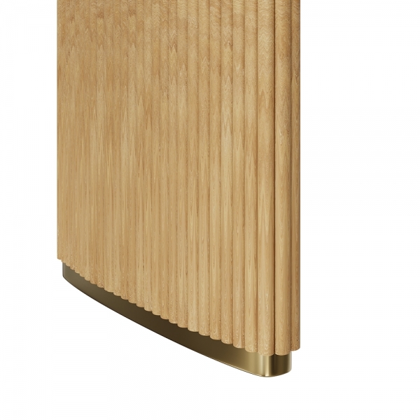 Caleb 6-8 Seat Extendable Wooden Dining Table, Oak