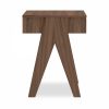 Campbell Large Office Desk, Walnut Effect & Cane