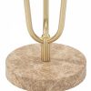 Chilton Floor Lamp, Cream & Brass