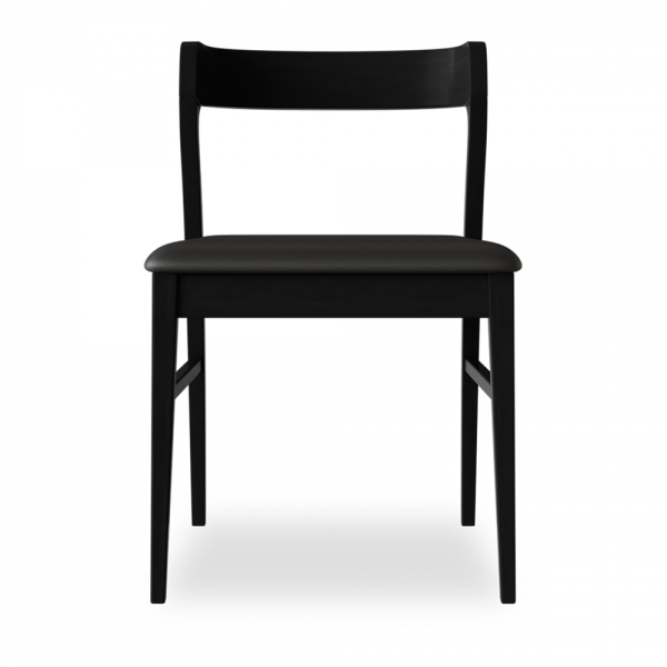 Chiswick Wooden Dining Chair, Black