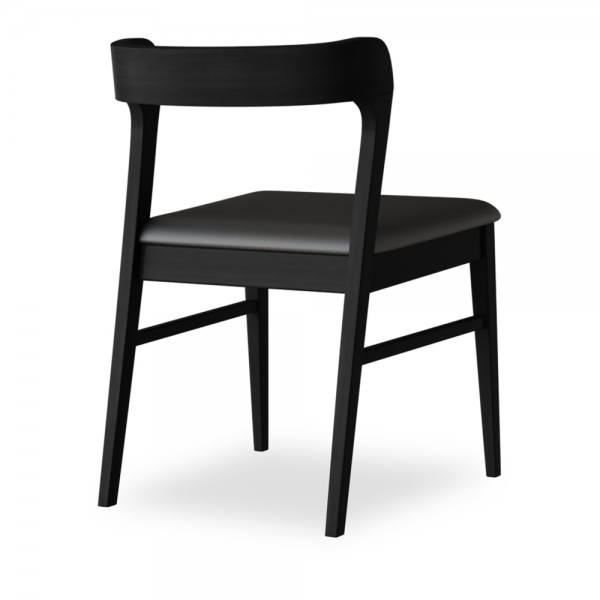 Chiswick Wooden Dining Chair, Black