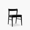 Chiswick Wooden Dining Chair, Black