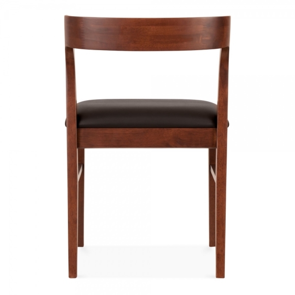 Chiswick Wooden Dining Chair, Black & Walnut
