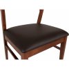 Chiswick Wooden Dining Chair, Black & Walnut
