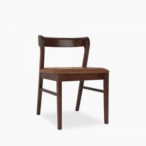 Chiswick Wooden Dining Chair, Vintage Tan & Walnut