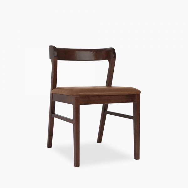 Chiswick Wooden Dining Chair, Vintage Tan & Walnut
