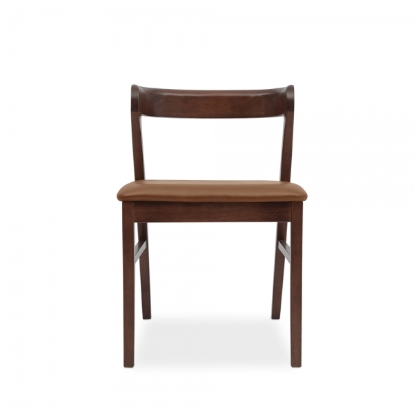 Chiswick Wooden Dining Chair, Vintage Tan & Walnut
