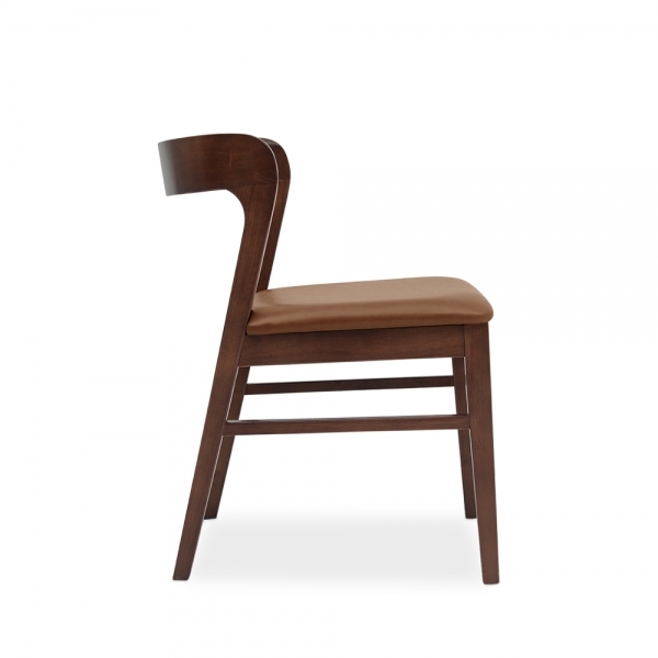 Chiswick Wooden Dining Chair, Vintage Tan & Walnut