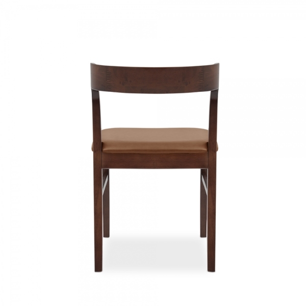 Chiswick Wooden Dining Chair, Vintage Tan & Walnut