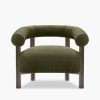 Cielo Armchair, Moss Green Boucle
