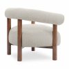 Cielo Armchair, Speckled Stone Sustainable Boucle