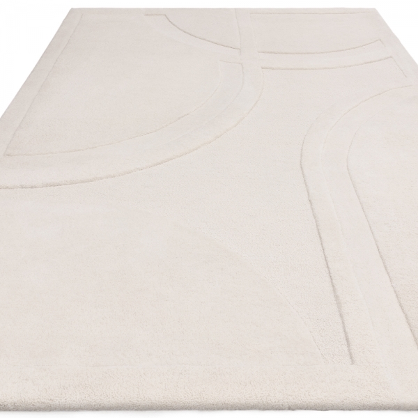 Cobble Hand Tufted Rug, Cream