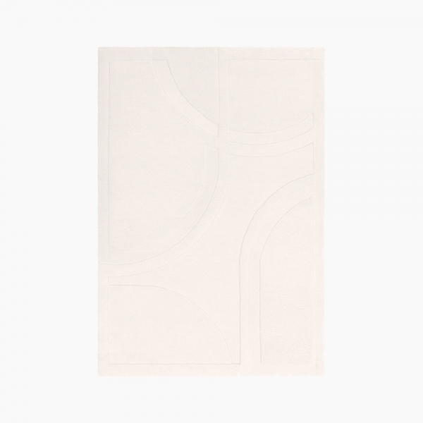 Cobble Hand Tufted Rug, Cream