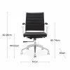 Deluxe Low Back Office Chair, Black