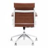 Deluxe Low Back Office Chair, Vintage Tan