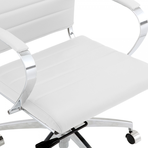 Deluxe Low BackOffice Chair, White