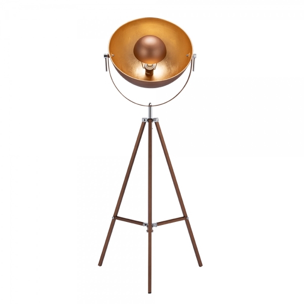 Denver Metal Floor Lamp, Copper