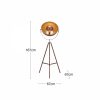 Denver Metal Floor Lamp, Copper
