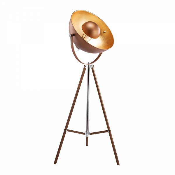 Denver Metal Floor Lamp, Copper