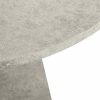 Devan 4 Seat Round Dining Table, Grey Concrete Effect