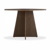 Devan & Halston 4 Chair Dining Set, Walnut & Speckled Stone Sustainable Boucle
