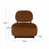 Didsbury Accent Chair, Caramel Sustainable Mohair Velvet