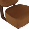 Didsbury Accent Chair, Caramel Sustainable Mohair Velvet