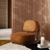 Didsbury Accent Chair, Caramel Sustainable Mohair Velvet