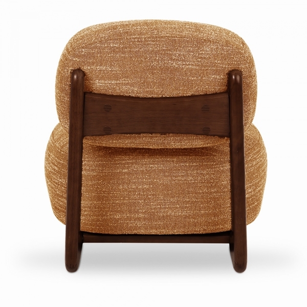 Didsbury Accent Chair, Speckled Honey Sustainable Boucle