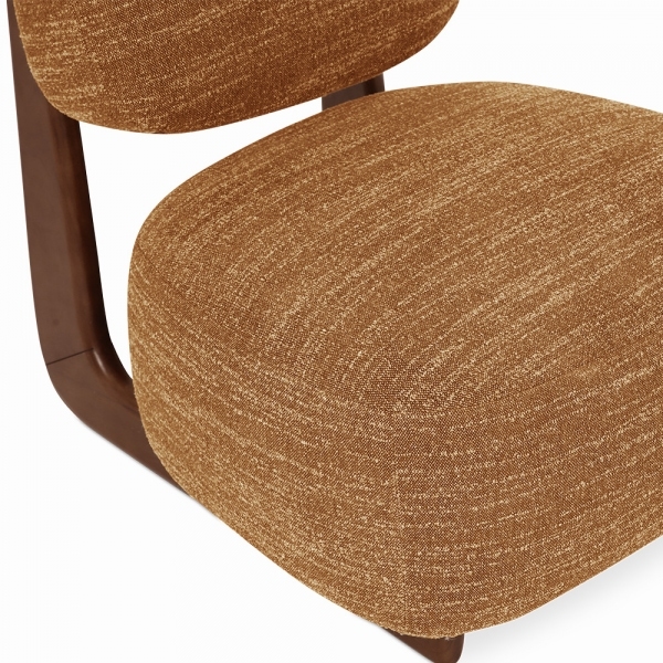 Didsbury Accent Chair, Speckled Honey Sustainable Boucle