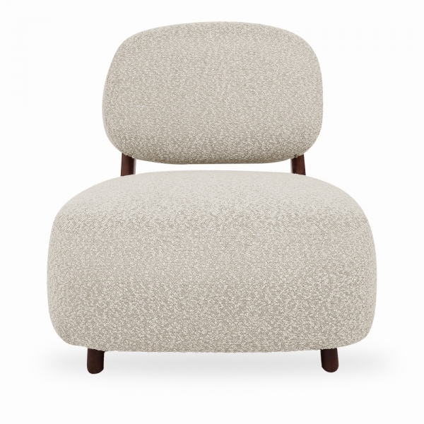 Didsbury Accent Chair, Speckled Stone Sustainable Boucle