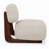 Didsbury Accent Chair, Speckled Stone Sustainable Boucle
