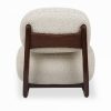 Didsbury Accent Chair, Speckled Stone Sustainable Boucle