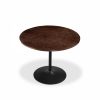 Dion 4 Seat Round Dining Table, Walnut