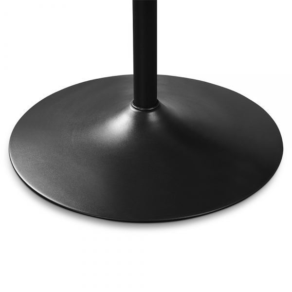 Dion 4 Seat Round Dining Table, Walnut