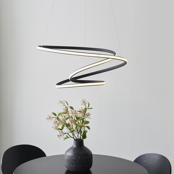 Dune Pendant Light, Black