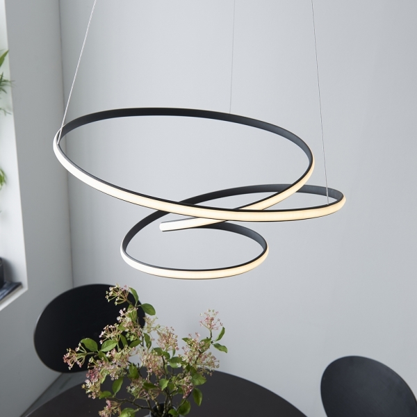 Dune Pendant Light, Black