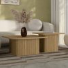 Emery Set of 2 Coffee Tables, Oak