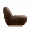 Erin Armchair, Mocha Brown Sustainable Velvet