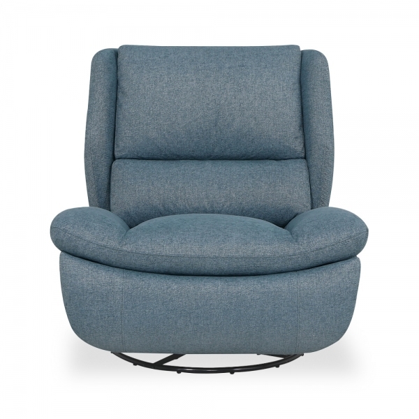 Freddy Electric Recliner Chair, Marine Blue