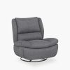 Freddy Electric Recliner Chair, Mottled Grey