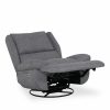 Freddy Electric Recliner Chair, Mottled Grey