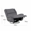Freddy Electric Recliner Chair, Mottled Grey