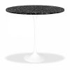 Fulham Round Bar Table, Black Terrazzo & White