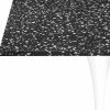 Fulham Square Bar Table, Black Terrazzo & White